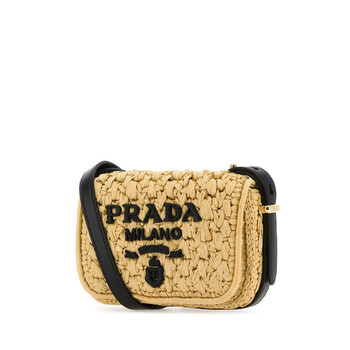 Raffia Crossbody Bag