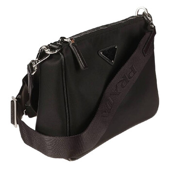 Re-Nylon Black Shoulder Bag