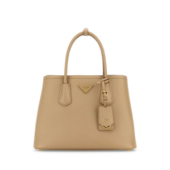 Prada Beige Leather Handbag 1BA851VEOONZV F0770 8052218131368
