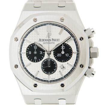 Pre-owned Audemars Piguet Royal Oak Chronograph Silver Dial Men's Watch 26331ST.OO.1220ST.03