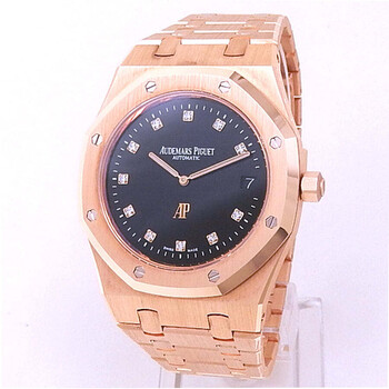 Audemars Piguet Royal Oak Smoked Blue Dial Men's Titanium Watch