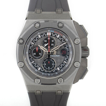 Pre-owned Audemars Piguet Royal Oak Offshore Michael Schumacher Chronograph Grey Dial Men's Watch 26568IM.OO.A004CA.01 Pre-owned Audemars Piguet Royal Oak Offshore Michael Schumacher Chronograph Grey Dial Men's Watch 26568IM.OO.A004CA.01