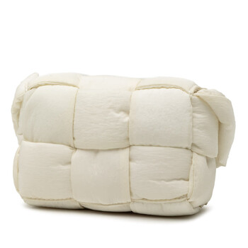 Pre-owned Bottega Veneta Candy Nylon Intrecciato Padded Tech Cassette Crossbody P02263445C