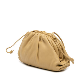 Pre-owned Bottega Veneta Lambskin The Mini Pouch Crossbody B08900726L