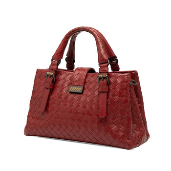 Pre-owned Bottega Veneta Mini Nappa Intrecciato Roma Satchel B07593895J
