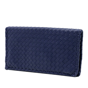 Pre-owned Bottega Veneta Nappa Intrecciato Turn Lock Clutch B04271159D