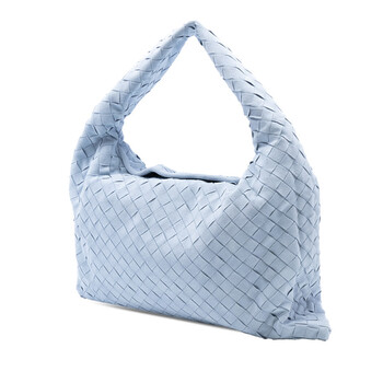 Pre-owned Bottega Veneta Small Suede Intrecciato Hop Hobo R00500940P