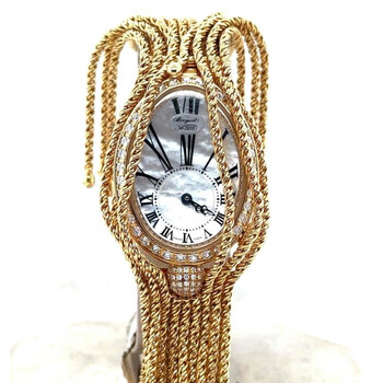 Pre-owned Breguet Reine De Naples Mother of Pearl Dial Ladies Watch 8928ba/51/j60.dd0d