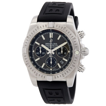 Pre-owned Breitling Chronomat B01 Chronograph Automatic Grey Dial Men's Watch AB0115101F1P2