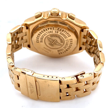 Pre-owned Breitling Crosswind Chronograph Automatic Chronometer White Dial Men's Watch K44355