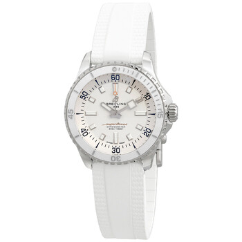Pre-owned Breitling Superocean Automatic Chronometer White Dial Men's Watch A17377211A1S1