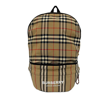 Burberry Open Box - Burberry Checked Jacquard Zipped-Up Backpack