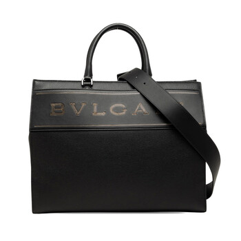 Bvlgari Calf Leather Man Briefcase 291917 8052749241109 - Handbags