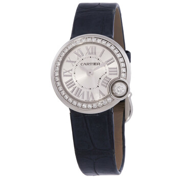 Cartier Pre-owned Cartier Ballon Bleu 28Mm Quartz Diamond Silver