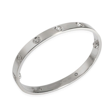 Pre-Owned Cartier Love Bracelet, Diamonds (White Gold) 143638 Pre-Owned Cartier Love Bracelet, Diamonds (White Gold) 143638
