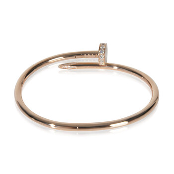 Pre-Owned Cartier Rose Gold Diamond Juste Un Clou Bracelet 149757 Pre-Owned Cartier Rose Gold Diamond Juste Un Clou Bracelet 149757