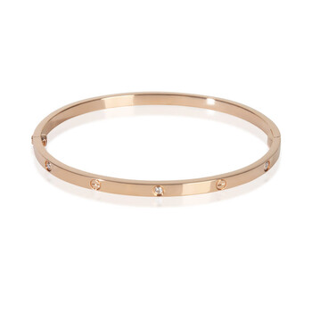 Pre-Owned Cartier Rose Gold Diamond Small Model Love Bracelet 152876 Pre-Owned Cartier Rose Gold Diamond Small Model Love Bracelet 152876