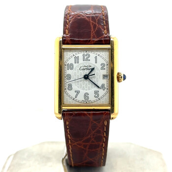 Cartier Tank Vermeil Pre-owned Watches - Jomashop