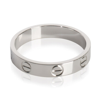 Pre-Owned Cartier White Gold Small Model Love Ring 150673 Pre-Owned Cartier White Gold Small Model Love Ring 150673
