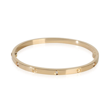 Pre-Owned Cartier Yellow Gold Diamond Small Model Love Bracelet 150724 Pre-Owned Cartier Yellow Gold Diamond Small Model Love Bracelet 150724