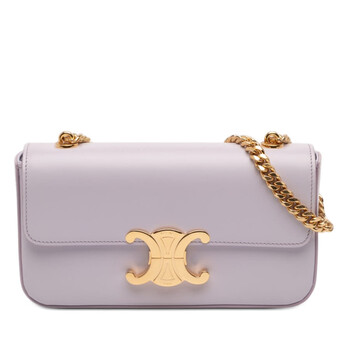Celine Pre-owned Celine Calfskin Leopard Print Claude Chain