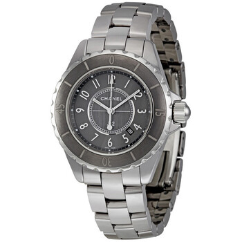 Pre-owned Chanel J12 Chromatic Grey Dial Ladies Watch H2978 Pre-owned Chanel J12 Chromatic Grey Dial Ladies Watch H2978