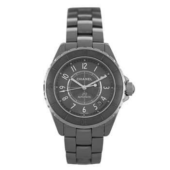 Pre-owned Chanel J12 Titanium Dial Unisex Watch H2979