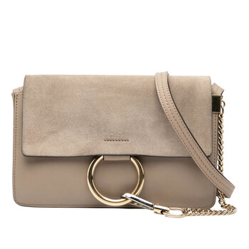 Pre-owned Chloe Small Suede and Calfskin Faye Crossbody 02 16 99 65