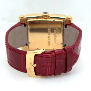 Pre-owned Chopard Happy Sport Square Quartz Black Dial Men's Watch 28/73670