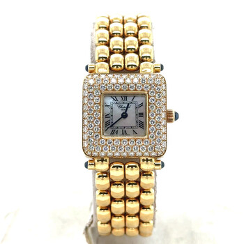 Pre-owned Chopard Les Classiques Quartz Diamond White Dial Ladies Watch 10/6115-23