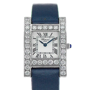 Pre-owned Chopard Your Hour Quartz Diamond White Dial Men's Watch 12/7405