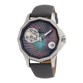 Pre-owned Corum Admiral'S Cup Legend Diamond Black Mother Of Pearl Dial Men's Watch 384.101.47/F149 AN01 Pre-owned Corum Admiral'S Cup Legend Diamond Black Mother Of Pearl Dial Men's Watch 384.101.47/F149 AN01