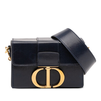 Pre-owned Dior Leather 30 Montaigne Box Bag 01-RU-0199 Pre-owned Dior Leather 30 Montaigne Box Bag 01-RU-0199
