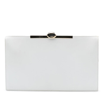 Pre-owned Dior Leather Clasp Clutch Ladies 11-MA-0143 SWXS50M8J3PFD8NS