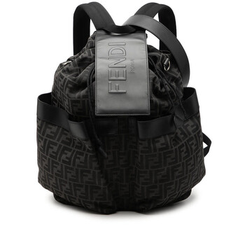 fendiness mini backpack FENDI Cyber Blue Nylon Buckle Crossbody Bag, Small Made in Italy This item is made of ECONYL regenerated nylon obtained from scrap material such as fishing nets and can be endlessly recycled. Este artculo trata sobre Lightness,