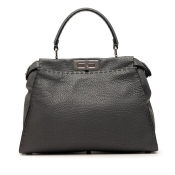 Fendi Peekaboo Leather Briefcase 7VA529-AFC3-F1EGX 2004003544729