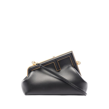 Fendi Open Box - Fendi First Midi Nappa Leather Clutch 8BP137-ABVE