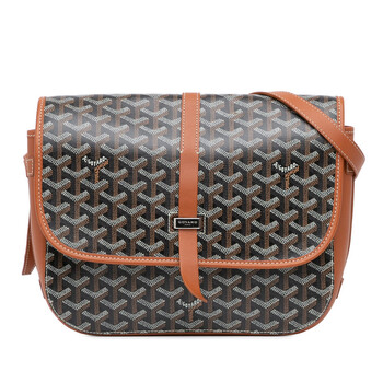 Pre-owned Goyard Goyardine Belvedere MM Ladies IDC 020187