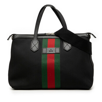 Gucci Pre-owned Gucci GG Techno Canvas Web Messenger Bag Ladies 