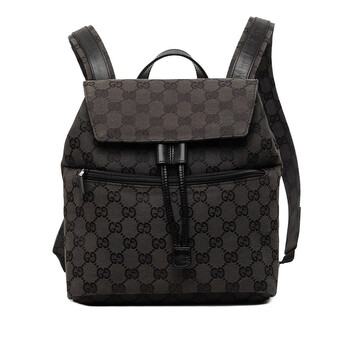 Gucci Pre-owned Gucci GG Suede Jackie Backpack Unisex  display picture 3