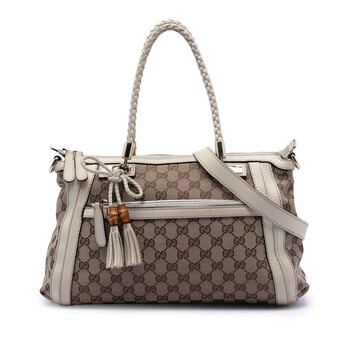 Gucci Pre-owned Gucci Large GG Canvas Bella Shoulder Bag 269947 