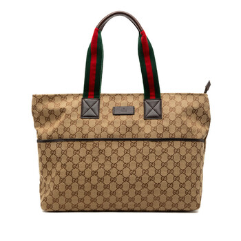 Gucci Pre-owned Gucci GG Canvas Web Tote Ladies NJBZRUV2JVNA28NY