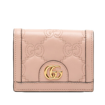 Gucci Pre-owned Gucci Calfskin Blind for Love Compact Wallet
