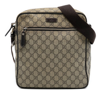Pre-owned Gucci GG Supreme Crossbody Unisex 201448 002123 Pre-owned Gucci GG Supreme Crossbody Unisex 201448 002123