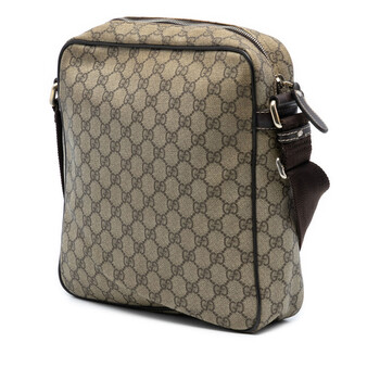 Pre-owned Gucci GG Supreme Crossbody Unisex 201448 002123 Pre-owned Gucci GG Supreme Crossbody Unisex 201448 002123