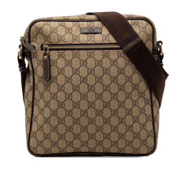Gucci Pre-owned Gucci GG Supreme Interlocking G Crossbody Ladies