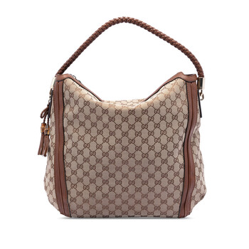Gucci Pre-owned Gucci Large GG Canvas Bella Shoulder Bag 269947