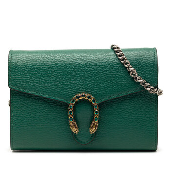 Gucci Pre-owned Gucci Leather Dionysus Wallet on Chain Ladies