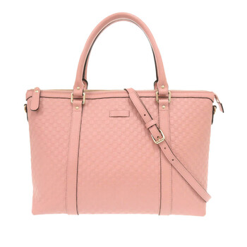 Gucci Pre-owned Gucci Large Microssima Dome Satchel Ladies