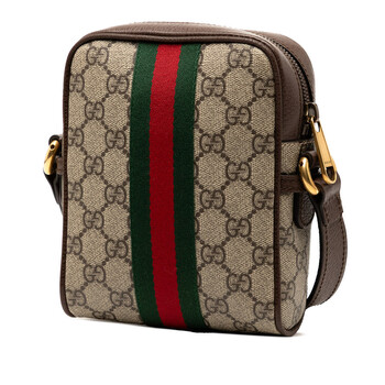 Pre-owned Gucci Mini GG Supreme Ophidia Crossbody Ladies 598127 520981 Pre-owned Gucci Mini GG Supreme Ophidia Crossbody Ladies 598127 520981